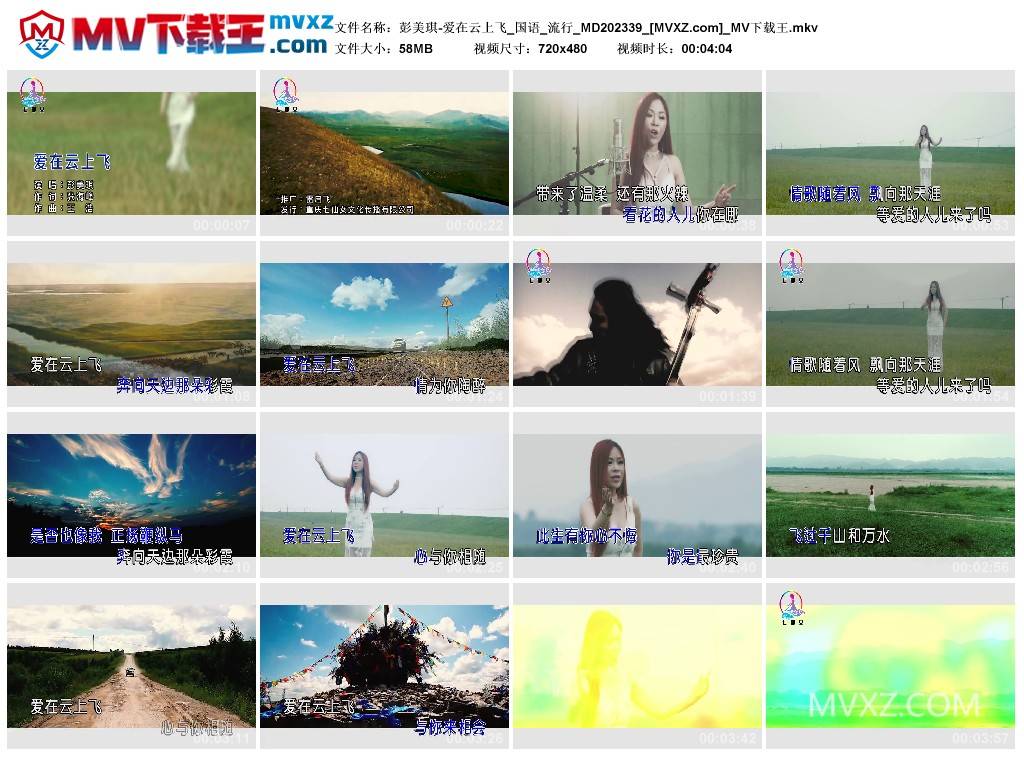 彭美琪-爱在云上飞_国语_流行_MD202339